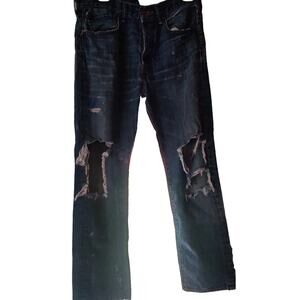 Levi's 501 Naturally Distressed Jeans Size 32 X 30 Men's made in Haiti